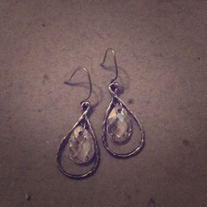 Silpada crystal dangle earrings.